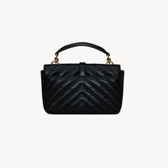 NEW! Yves Saint Laurent Quilted Mini Black Shoulder Bag - Picture 8 of 10